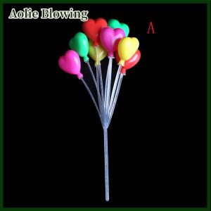 Aolie Dollhouse Miniature 1:12 Living Room Plastic Multicolor Balloon String Toys