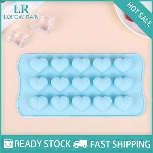LF Wholesale✨Flash Sale ✨ 1Pc 15 Hole Three-dimensional Heart-shaped Silicone Mold DIY Chocolate Ice Grid Mousse Mold Soft Candy Baking Mold