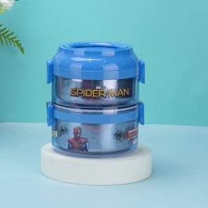 เตรียมกับข้าวไปทำงาน ต้อง!! ปิ่นโตเก็บอุณหภูมิ หูหิ้ว 2 ชั้น ชั้นสแตนเลสถอดแยกชิ้นล้างได้ มีฝาปิดยางเก็บอุณหภูมิได้ดี หูหิ้วถือถนัดมือ ความจุ 1.6 ลิตร ขนาด 800 ml/ชั้น