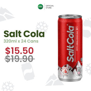 Salt Cola with Himalayan Salt (320ml x 24 Cans)