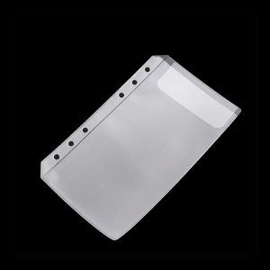 BW-C1105 Zipper Pocket Binder A6 Transparan 6 Hole / Transparent Hand Book Bags Ziplock Tempat Uang