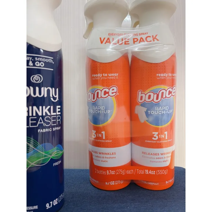 (Hàng nhập Mỹ) Xịt thơm, chống nhăn, khử mùi quần áo 𝐁𝐨𝐮𝐧𝐜𝐞 𝐑𝐚𝐩𝐢𝐝 𝐓𝐨𝐮𝐜𝐡 ...