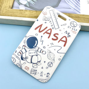 🎀Ready Stock🎀Cute Astronaut Space Suit ID Credit Card Holder Student Bus Lanyard Card Case Access Card Cover🧸太空人卡套🧸