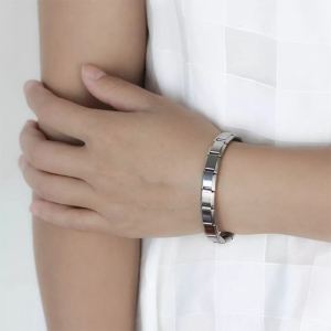 7/9mm Italian Starter Charm Bracelet Starting at 18 Links for Women Wrist Punk Style Stainless Steel Modular Links