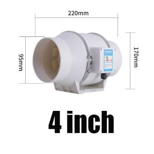 4" Inch 35W Exhaust fan dinding Blower kipas blower ac kipas blower Inline Duct fan Blower / Exhaust Fan Dinding / Kipas Exhaust Ventilasi Dinding / Booster Fan / Wall Duct Fan
