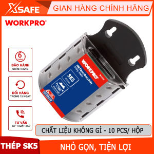 Lưỡi dao rọc giấy bằng thép SK5 (1set = 10 cái) Workpro - WP213003