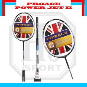 Raket Original Badminton Pro Ace Power Jet II Bonus Komplit