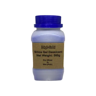 Digi-Cabi Silica Gel Dessicant 500g Blue / Orange (Free Pouch)