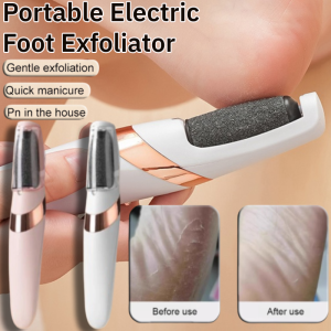Electric Foot Scrubber Rechargeable Portable Foot Grinder Electric Dead Skin Callus Removal Tool Wireless Electric Foot Grinder