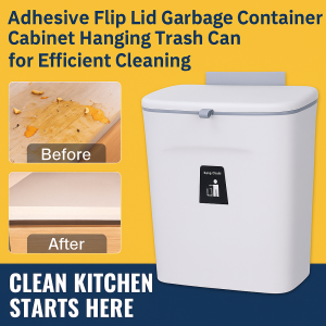 Garbage Bag Adjustable Storage Bucket Cleanable Convenience Adhesive Family Bathroom