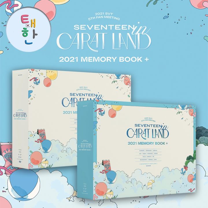 ミュージック SEVENTEEN CARAT LAND 2021 DVD SEVENTEEN SEVENTEEN IN CARAT LAND MEMORY BOOK + DVD - Kpop USA