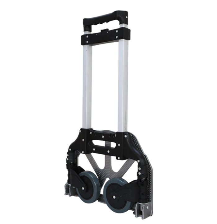 Shopping Trolleys Carriers Aluminium Sack Truck Folding Hand Cart Wheel  Trolley 80KG Lazada PH