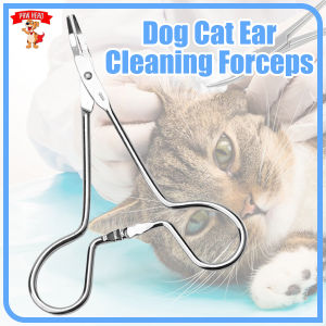 Bundle Dorrikey Pet Ear Hair Removal Pet Hair Plucking Powder With Ear Cleaning Tweezers And Borammy Ear Drops 60ml