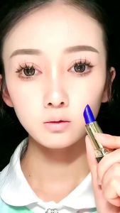 Blue Lipstik Magic Viral Lessxcoco