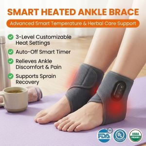 Ankle Heat Wrap Smart Temperature Control Foot Ankle Support Therapy Device
