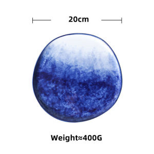 OMK Nordic Style Ceramic Dinner Plate 8 inch and 10 inch