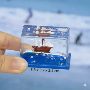 Mô Hình Tàu Chiến Titanic Bất Tử- Thuyền Buồm Trong Hộp Lắc Tạo Sóng 2025