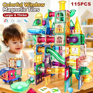 【SG Stock】3D Magnetic Building Blocks Set Strong Magnet Creative Splicing Toy Set with Travel Iron Box Children Puzzle