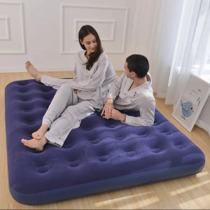 (BONUS POMPA ) Kasur Angin single twin double Air Bed Matras Kamar Anti Kempes Berkualitas + Pompa Listrik +Bantal - FULLSET