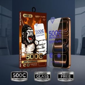 FOR iPHONE 18 PRO MAX / iPHONE 18 PRO / iPHONE 17 PRO MAX / iPHONE 17E / iPHONE 16 PRO MAX / iPHONE 16E / iPHONE 16 PLUS 500C Borderless Clear Super Glass Screen Protector