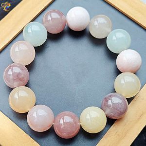 Collection Grade Golden Silk Jade Bracelet (Duo Bao/Apricot)