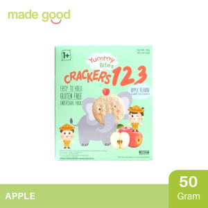 Yummy Bites Rice Crackers 123 - Snack Biskuit Bayi Sehat 1+ tahun 50gr