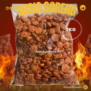 (Sosreng) Sosis Goreng  Pedas Daun Jeruk Viral Kemasan 1 kg