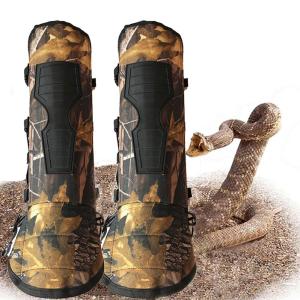 39Snake Gaiters Lower Leg Armor Snake Bite Leggings Water Proof Comfortable Protection Gear for  Hiking Outdoors(two)