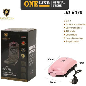 ONELINE JD-6070/JD-6069 Non-stick Sandwich Maker Electric Waffle Maker