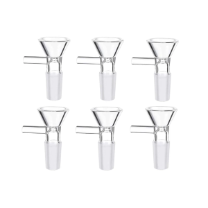 Heat Resistant Borosilicate Glass Funnel 14mm Laboratory Kitchen Tool With Ergonomic Handle For Precise Liquid Transfer