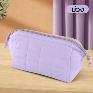 พร้อมส่ง! กระเป๋าเครื่องสำอาง Cloud Bag แบบพกพา กันน้ำ ความจุขนาดใหญ่แต่น้ำหนักเบาเป็นพิเศษ ผ้านิ่มดั่งก้อนเมฆ