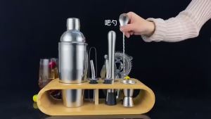 12pcs l Shaker Snless Steel Bar Tool With Stand l Shaker Set Mixer Set For l