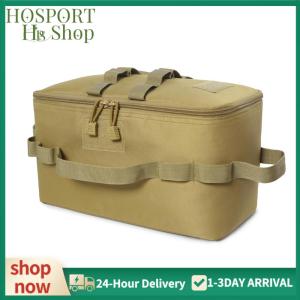 【HPS】 Camping Storage Bags Large Capacity Pouch Picnic Bag Multifunctional Pouch Storage Bag 600D Oxford for Hiking Camping