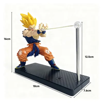 Dragon Ball Son Goku Night Light Anime Figure Vegeta Touch Magnetic Night Light Creative Decoration Cool Model Doll Gift