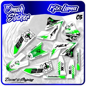 decal klx 150 old full body - decal klx lama bisa custom nama .ADT.03