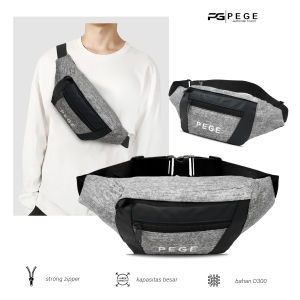 Tas Pinggang Waistbag Pria Model Denim Selempang Kasual Distro - PG - 8873