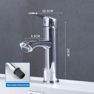DOXON Hot and Cold Basin Faucet Heavy Duty Bathroom Faucet Hot Cold