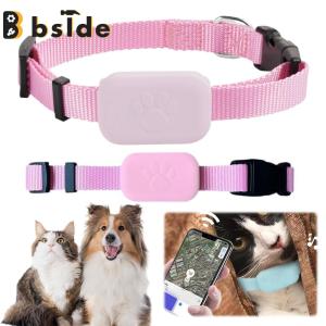 [Bside Tool Store] Wireless Pet GPS Tracker with Adjustable Collar for Dogs and Cats Real-Time Location and Activity Monitoring