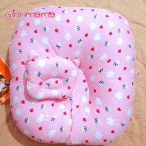 (HÀNG CAO CẤP COTTON LỤA XUẤT HÀN - tặng gối nhỏ chống méo đầu) Gối Chống Trào Ngược Bé Sơ Sinh Nệm Nằm Ngủ cho bé yêu - Chọn mẫu