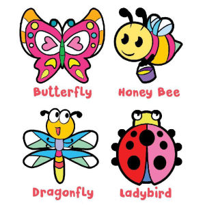 BabyYaya Suncatcher Painting Box / Suncatcher Photo Frame / Suncatcher Keychain Box / Suncatcher Board Box - Painting Box Kit