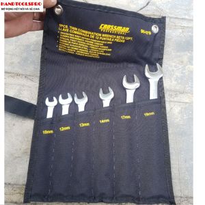 10-19mm Bộ cờ lê vòng miệng hệ -mét 6 cái Crossman 96-079