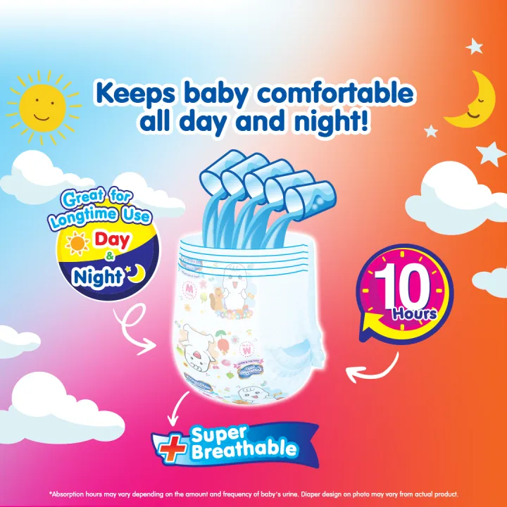 MAMYPOKO%20Day%20&%20Night%20Baby%20Diaper%20Pants%20Unisex%20Large%2036%20pcs%20x%204%20packs%20(144%20pcs)%20%5BONLINE%20EXCLUSIVE%5D%20-%20Image%203