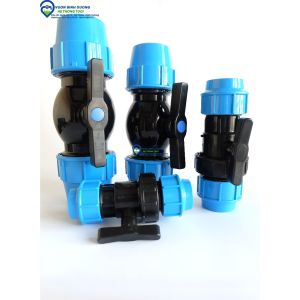 HDPE Van Khóa Phi 20mm / 25mm/ 32mm/ 40mm