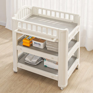 Bàn thay tã kết hợp tủ đựng đồ di động cho trẻ sơ sinh Babyviva