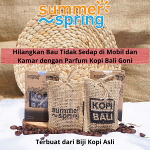 Pengharum Ruangan Gantung Kopi Bali Goni Penyegar Udara Aroma Terapi Penghilang Bau Apek Tahan Lama