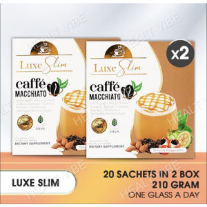 [LEGIT] LUXE SLIM Drinks by Anna Magkawas Slimming Collagen Drinks 10 Sachets Caffe Macchiato