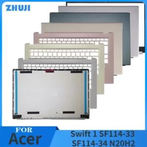 (HD1)New For Acer Swift 1 SF114-33 SF114-34 N20H2 Screen Back Cover Top Case Bezel Frame Palmrest Upper Case Bottom Laptop Cover