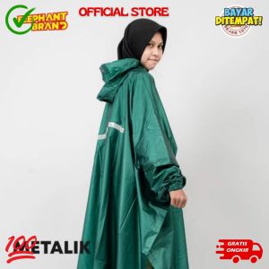 Elephant Brand Jas Hujan - Metalik Ponco Lengan