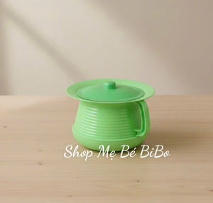 Bô trẻ em MẪU BÔ TRÒN cho bé đi vệ sinh có nắp đậy bô nhỏ gọn xinh xắn tiện lợi an toàn cho bé