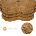 Coco xơ trọ Vòng MULCH MAT RING COIR CEIR RING Đĩa trồng hình hoa COCO NOIR Planter Mulch Mat Protector Plant Vòng đĩa cho ngoài trời trong nhà typical. 